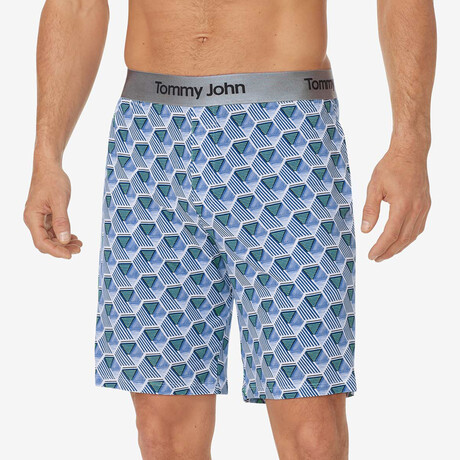 Lounge Short // Crystal Blue Hex (S)