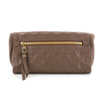Louis Vuitton // Petillante Clutch Monogram Empreinte // Brown