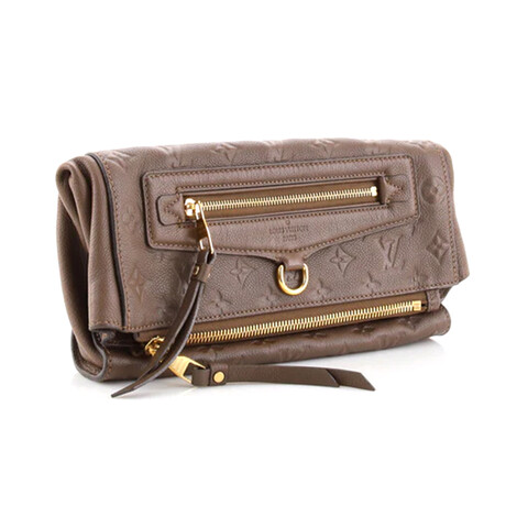 Louis Vuitton // Petillante Clutch Monogram Empreinte // Brown