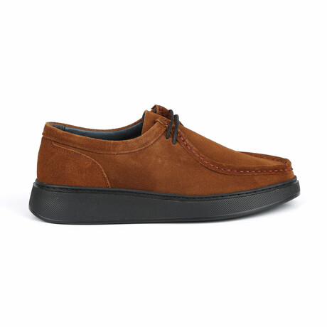 Tyrese Suede Dress Shoe // Cinnamon (Euro: 39)