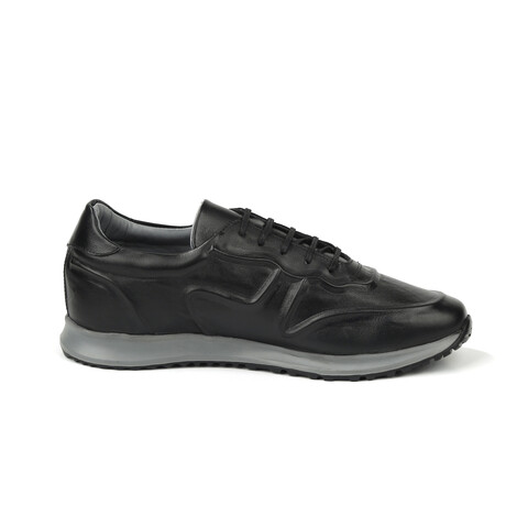 Wyatt Leather Sneaker // Black (Euro: 39)