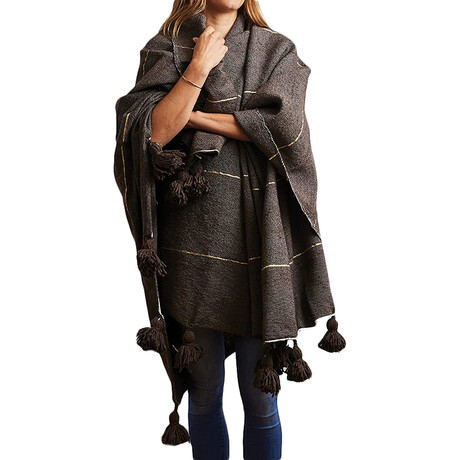 Moroccan Blanket // Brown