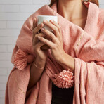 Moroccan Blanket // Rose Pink