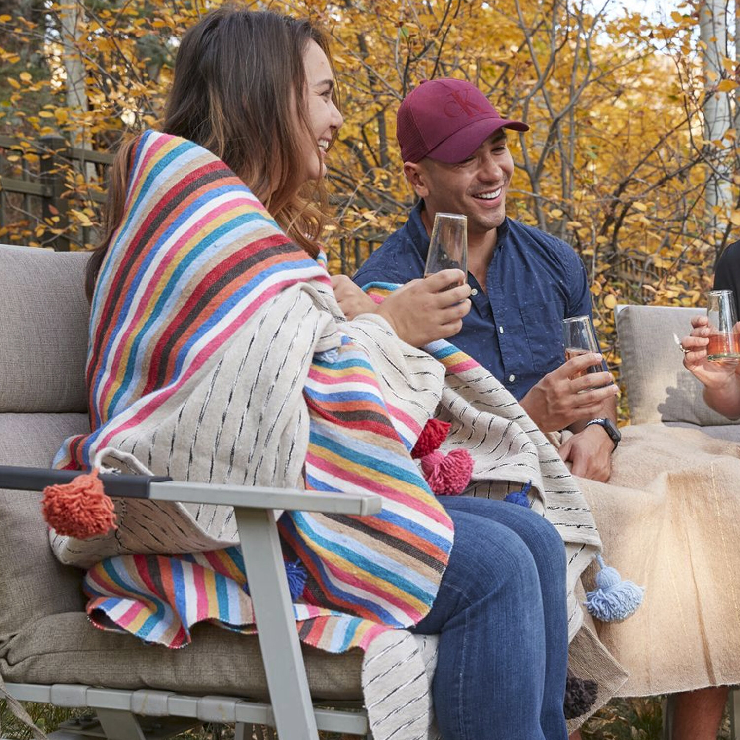 Moroccan Blanket // MultiColor Moroccan Throw Blankets Touch of Modern