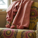 Moroccan Blanket // Rose Pink