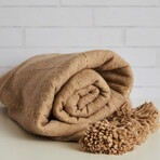 Moroccan Blanket // Camel