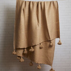 Moroccan Blanket // Camel