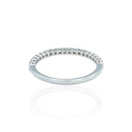 18K White Gold Diamond Ring // Ring Size: 7 // New