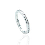 Visconti // 18K White Gold Diamond Ring // Ring Size: 8 // Pre-Owned