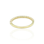 18K Yellow Gold Diamond Ring // Ring Size: 7 // New