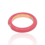 Fine Jewelry // 18K Rose Gold Ceramic + Diamond Ring // Ring Size: 7 // Pre-Owned