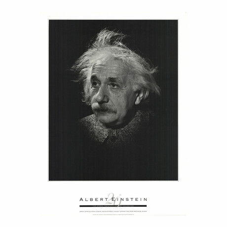 Albert Einstein // Artist Unknown