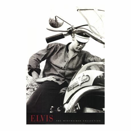 Elvis on his Harley // Alfred Wertheimer