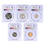 1942 United States Silver Proof Set // 5 Coin Set // PCGS & CAC Certified