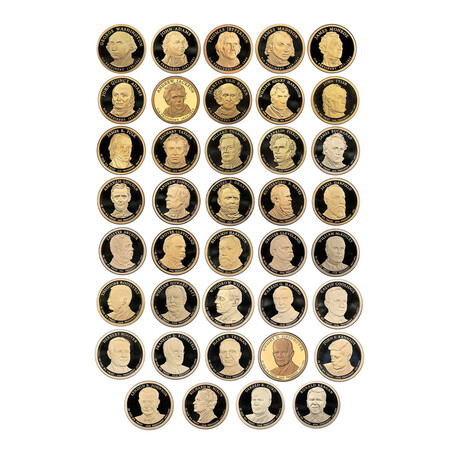 2007-2016 Presidential Dollar Proof Collection // 39 Presidents // PCGS Certified PR69 DCAM