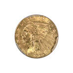 1927 $2.5 Gold Indian Quarter Eagle // PCGS Certified MS63 // Wood Presentation Box