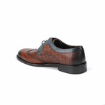 Brogue Dress Shoe // Tobacco + Dark Blue (Euro: 45)