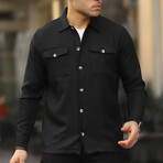 Double Pocket Shirt // Black (S)