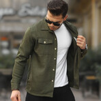 Double Pocket Shirt // Olive (S)