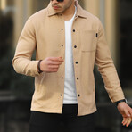 Single Pocket Shirt // Beige (S)