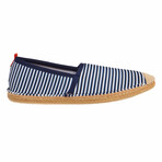 Men's Beachcomber Espadrille // Navy + White Stripe (US: 11)