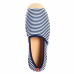 Men's Beachcomber Espadrille // Navy + White Stripe (US: 11)