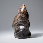 Genuine Polished Black Moonstone Flame // 600g