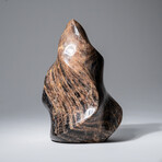 Genuine Polished Black Moonstone Flame // 600g