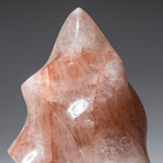 Genuine Polished Strawberry Quartz Flame // 508g