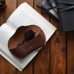 Genuine Leather Glasses Case // Cinnamon