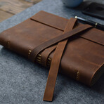 Genuine Leather Notebook // Cinnamon