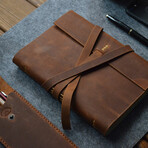 Genuine Leather Notebook // Cinnamon