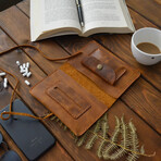 Genuine Leather Tobacco Pouch // Camel