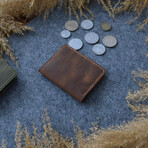 Men's Genuine Leather Wallet // Cinnamon