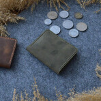 Men's Genuine Leather Wallet // Green