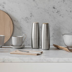 SALPI Salt & Pepper Mills // Matte Stainless Nomad & Moonbeam
