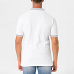 Herman Zip-Up Polo Shirt // White (S)