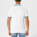 Antoninus Contrast Trim Polo Shirt // White (S)
