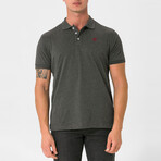 Grega Polo Shirt // Anthracite Melange (S)