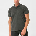 Grega Polo Shirt // Anthracite Melange (S)