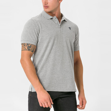 Grega Polo Shirt // Grey Melange (S)