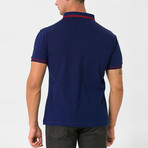 Kamari Contrast Trim Polo Shirt // Navy (S)