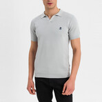 Aitor Knit Polo Shirt // Grey (S)