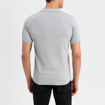 Aitor Knit Polo Shirt // Grey (S)