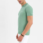 Aitor Knit Polo Shirt // Mint Green (S)