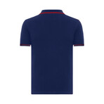Kamari Contrast Trim Polo Shirt // Navy (S)