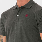Grega Polo Shirt // Anthracite Melange (S)