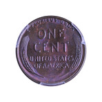 1931-S Lincoln Wheat Cent // PCGS Certified MS64BN // Deluxe Collector's Pouch