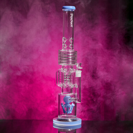 Launch Water Pipe // Clear + Blue