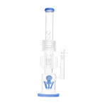 Launch Water Pipe // Clear + Blue